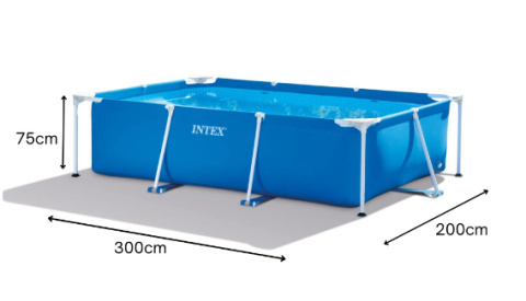 Basen stelażowy 300 x 200 x 75 cm INTEX 28272 Basen stelażowy 300 x 200 x 75 cm INTEX 28272