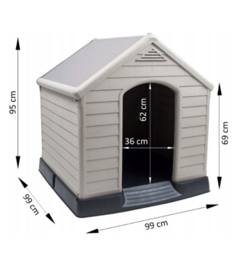 CURVER BUDA DLA PSA GRAFIT 95x99x99cm CURVER BUDA DLA PSA GRAFIT 95x99x99cm