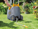 Hozelock 40m 2450R0000 Wózek na Wąż Ogrodowy, Szary/Żółty