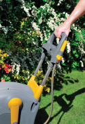 Hozelock 40m 2450R0000 Wózek na Wąż Ogrodowy, Szary/Żółty
