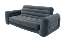 Intex Sofa Rozkładana, Czarny, 203 x 224 x 66 cm
