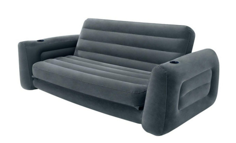 Intex Sofa Rozkładana, Czarny, 203 x 224 x 66 cm Intex Sofa Rozkładana, Czarny, 203 x 224 x 66 cm