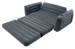 Intex Sofa Rozkładana, Czarny, 203 x 224 x 66 cm