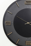 Zegar ścienny Kare Design Leonardo Ø49 cm czarno-złoty