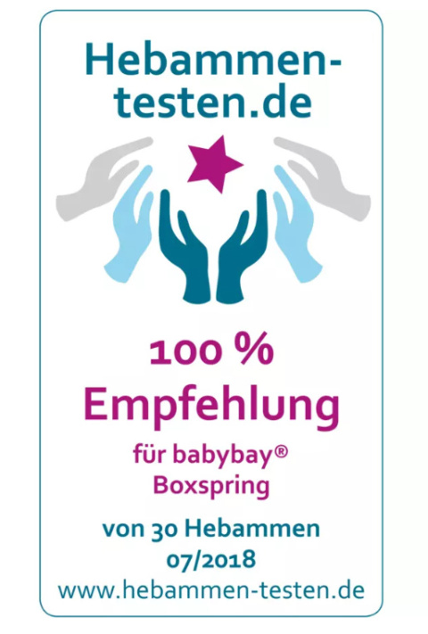 babybay Łóżeczko dostawne Boxspring Comfort Plus, białe babybay Łóżeczko dostawne Boxspring Comfort Plus, białe