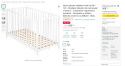 roba Łóżeczko składane Fold Up 60 x 120 - Składane łóżeczko dla niemowląt z drewna