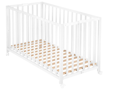 roba Łóżeczko składane Fold Up 60 x 120 - Składane łóżeczko dla niemowląt z drewna roba Łóżeczko składane Fold Up 60 x 120 - Składane łóżeczko dla niemowląt z drewna