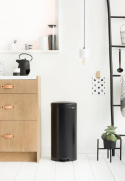 Brabantia NewIcon Kosz na Śmieci, Czarny Matowy, 30 L