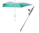 COM-FOUR® Ocynkowany Stalowy Uchwyt na Parasol - Szpikulec do Ziemi