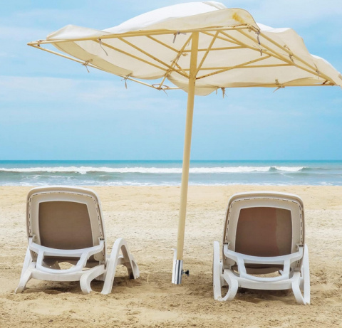 COM-FOUR® Ocynkowany Stalowy Uchwyt na Parasol - Szpikulec do Ziemi COM-FOUR® Ocynkowany Stalowy Uchwyt na Parasol - Szpikulec do Ziemi