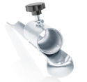 COM-FOUR® Ocynkowany Stalowy Uchwyt na Parasol - Szpikulec do Ziemi