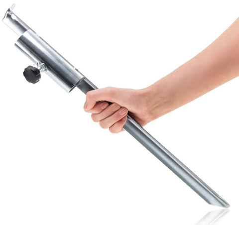 COM-FOUR® Ocynkowany Stalowy Uchwyt na Parasol - Szpikulec do Ziemi COM-FOUR® Ocynkowany Stalowy Uchwyt na Parasol - Szpikulec do Ziemi