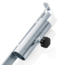 COM-FOUR® Ocynkowany Stalowy Uchwyt na Parasol - Szpikulec do Ziemi