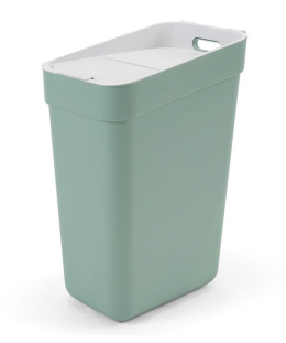 CURVER Kosz na Śmieci 30L z Uchwytem Ściennym, Zielony – 100% Recykling