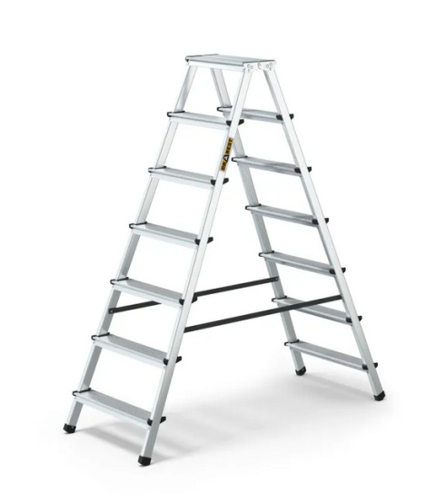 Drabest Drabina HOME aluminiowa dwustronna 7 stopni 125 kg Drabest Drabina HOME aluminiowa dwustronna 7 stopni 125 kg