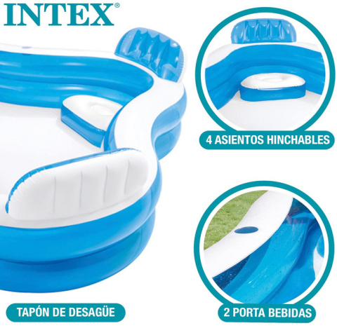 Intex 56475NP - Nadmuchiwany Basen Rodzinny Intex 56475NP - Nadmuchiwany Basen Rodzinny