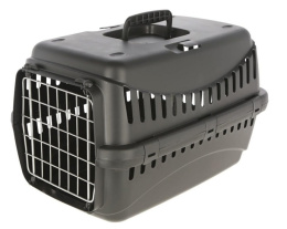 Kerbl Pet 81333 Expedion Eco – Metalowe Drzwi Transportowe dla Zwierząt, 58 x 38 x 38 cm, Czarna