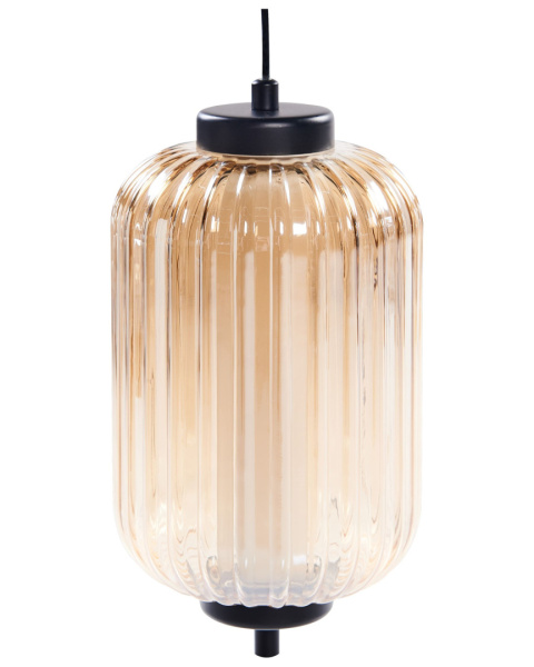 Lampa wisząca ledowa szklana 5-punktowa wielokolorowa SULLANE Beliani Lampa wisząca ledowa szklana 5-punktowa wielokolorowa SULLANE Beliani