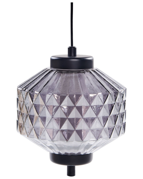 Lampa wisząca ledowa szklana 5-punktowa wielokolorowa SULLANE Beliani Lampa wisząca ledowa szklana 5-punktowa wielokolorowa SULLANE Beliani