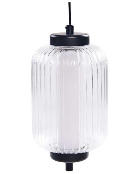 Lampa wisząca ledowa szklana 5-punktowa wielokolorowa SULLANE Beliani Lampa wisząca ledowa szklana 5-punktowa wielokolorowa SULLANE Beliani