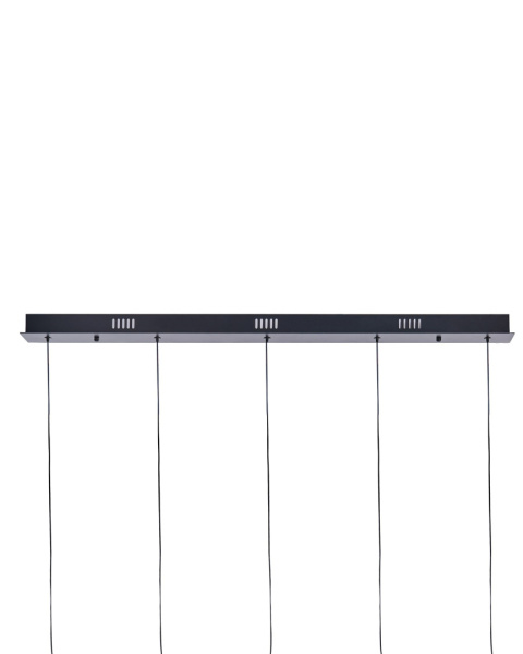 Lampa wisząca ledowa szklana 5-punktowa wielokolorowa SULLANE Beliani Lampa wisząca ledowa szklana 5-punktowa wielokolorowa SULLANE Beliani