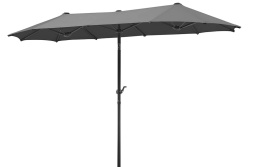 Parasol prostokątny Schneider Salerno 300 x 150 cm – antracytowy, nowoczesny design