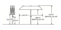Parasol prostokątny Schneider Salerno 300 x 150 cm – antracytowy, nowoczesny design