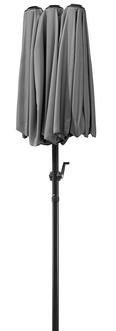 Parasol prostokątny Schneider Salerno 300 x 150 cm – antracytowy, nowoczesny design Parasol prostokątny Schneider Salerno 300 x 150 cm – antracytowy, nowoczesny design