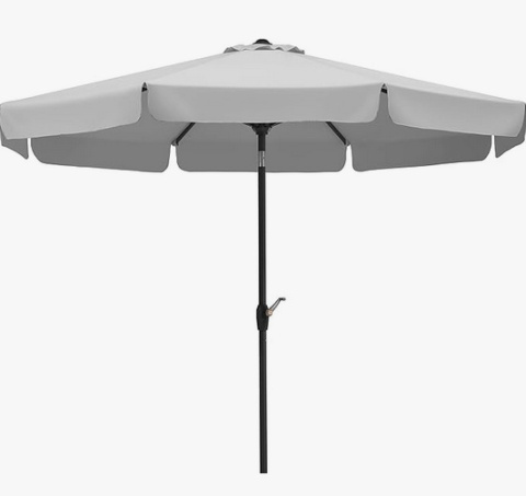 Parasol Schneider Orlando 270 cm, srebrno-szary, okrągły, 8-częściowy parasol przeciwsłoneczny do ogrodu i tarasu Parasol Schneider Orlando 270 cm, srebrno-szary, okrągły, 8-częściowy parasol przeciwsłoneczny do ogrodu i tarasu