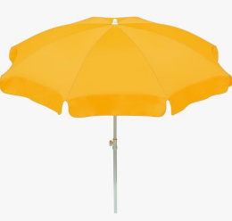 Parasol Schneider Ibiza – Stelaż stalowy, obicie poliestrowe, 200 cm średnicy, żółty