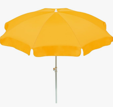 Parasol Schneider Ibiza – Stelaż stalowy, obicie poliestrowe, 200 cm średnicy, żółty Parasol Schneider Ibiza – Stelaż stalowy, obicie poliestrowe, 200 cm średnicy, żółty