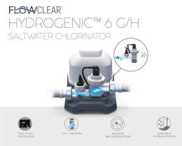 Bestway Flowclear Hydrogenny Chlorynator Słonej Wody 6 G/H
