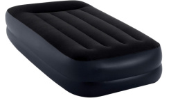 Intex Plus Dmuchany Materac, Jednoosobowy, Czarny, 191 x 99 x 42 cm
