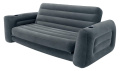 Intex Sofa Rozkładana, Czarny, 203 x 224 x 66 cm, Bez Pompki