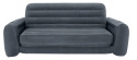 Intex Sofa Rozkładana, Czarny, 203 x 224 x 66 cm, Bez Pompki