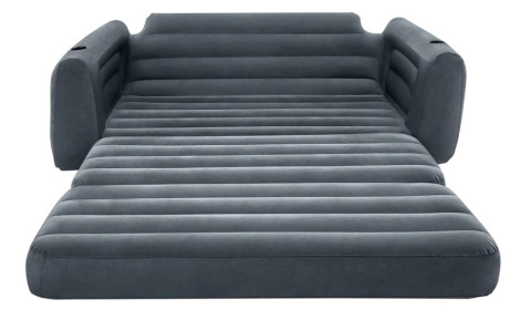 Intex Sofa Rozkładana, Czarny, 203 x 224 x 66 cm, Bez Pompki Intex Sofa Rozkładana, Czarny, 203 x 224 x 66 cm, Bez Pompki