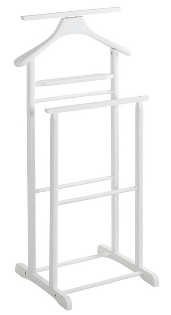 HAKU Möbel Parter, Lite Drewno, Biały, 47 x 36 x 102 cm HAKU Möbel Parter, Lite Drewno, Biały, 47 x 36 x 102 cm