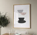 Ramka imitująca dąb – 70x100 cm