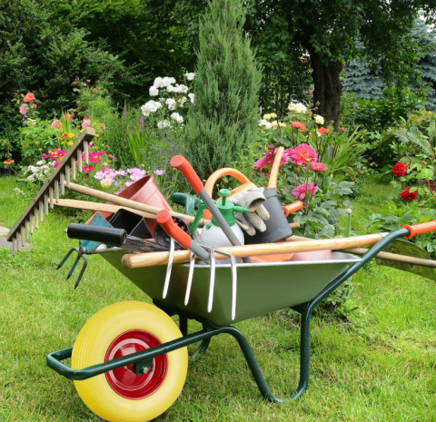 Koło do taczki Relaxdays – Żółto-czerwone Koło do taczki Relaxdays – Żółto-czerwone