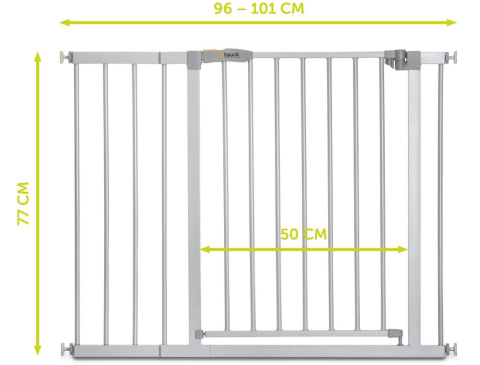 Hauck Barierka Bezpieczeństwa dla Dzieci Stop N Safe 2 z Przedłużeniem 21 cm Hauck Barierka Bezpieczeństwa dla Dzieci Stop N Safe 2 z Przedłużeniem 21 cm