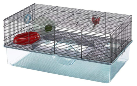 Ferplast Favola Klatka dla Chomika, Czarny, 60 x 37 x 30 cm Ferplast Favola Klatka dla Chomika, Czarny, 60 x 37 x 30 cm