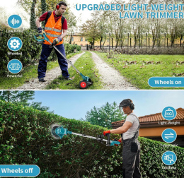 Akumulatorowa podkaszarka Best 750W z 2 akumulatorami 3,0 Ah