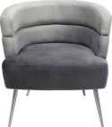 Kare Design Fotel Sandwich, szary, 65x74 cm