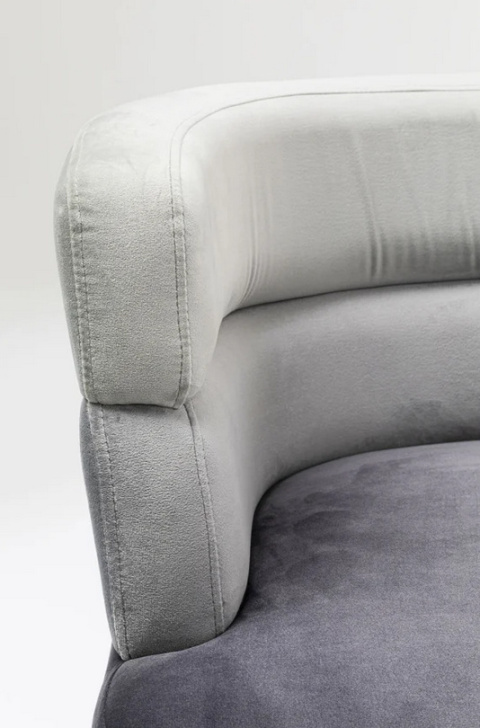 Kare Design Fotel Sandwich, szary, 65x74 cm Kare Design Fotel Sandwich, szary, 65x74 cm