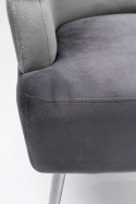 Kare Design Fotel Sandwich, szary, 65x74 cm