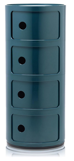 Kartell Componibili – modułowa szafka, niebieska, 32x32x77 cm Kartell Componibili – modułowa szafka, niebieska, 32x32x77 cm