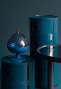 Kartell Componibili – modułowa szafka, niebieska, 32x32x77 cm
