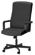 Krzesło Obrotowe IKEA MILLBERGET, Murum Black – Ergonomiczne, Wygodne, Nowoczesny Design