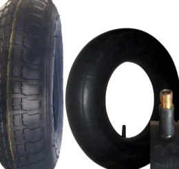 Opona Taczki 4.80/4.00-8 (4PR) z Dętką, Kompatybilna z Kołem Przyczepy, Ciągnikiem, Kosiarką, Wózkiem, Obciążenie 120 kg