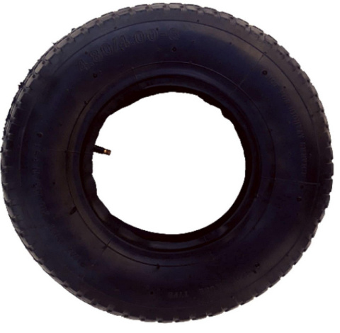 Opona Taczki 4.80/4.00-8 (4PR) z Dętką, Kompatybilna z Kołem Przyczepy, Ciągnikiem, Kosiarką, Wózkiem, Obciążenie 120 kg Opona Taczki 4.80/4.00-8 (4PR) z Dętką, Kompatybilna z Kołem Przyczepy, Ciągnikiem, Kosiarką, Wózkiem, Obciążenie 120 kg